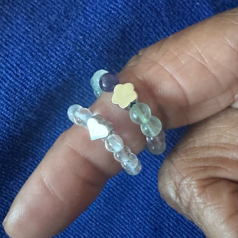 RINGS Crystal Stretch Rings - Picture 8 of 12